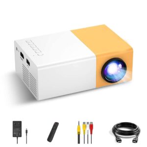 Portable Mini Home Theater LED Projector with Remote Controller