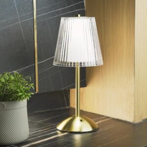 Portable Crystal Metal Desk Lamp