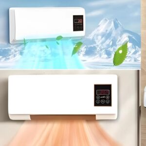 Mini Wall Mounted Heater with Thermostat & Remote