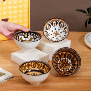 Ceramic Snacks Bowl Set of 4 (300ml)