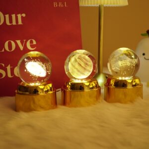 Rotating Crystal Ball  Lamp(Random Design Only)